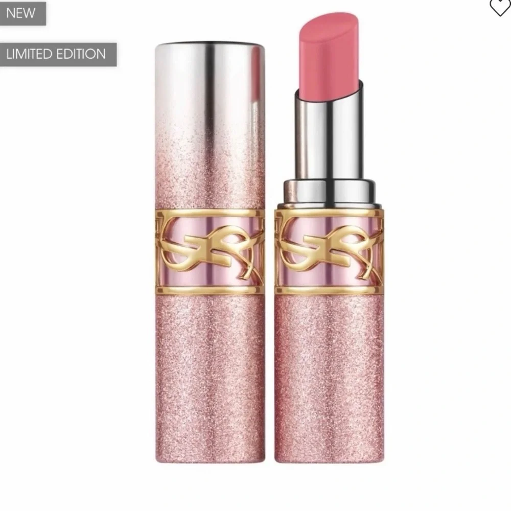YSL VALENTINES EYESHADOW /  LIP  2026 - BRAND NEW - LIMITED EDITION PINK GLITTER